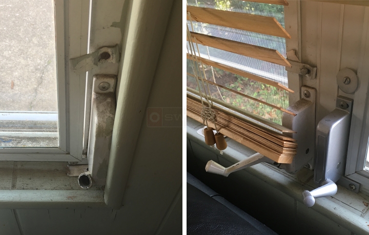 User submitted photos of a window operator.