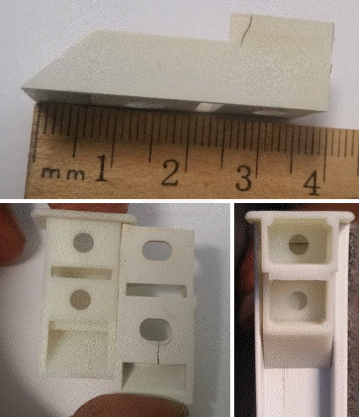 User submitted photos of a top sash guide.