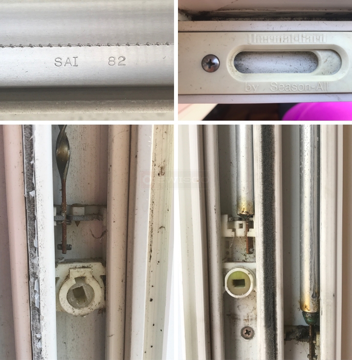 User submitted photos of window hardware.