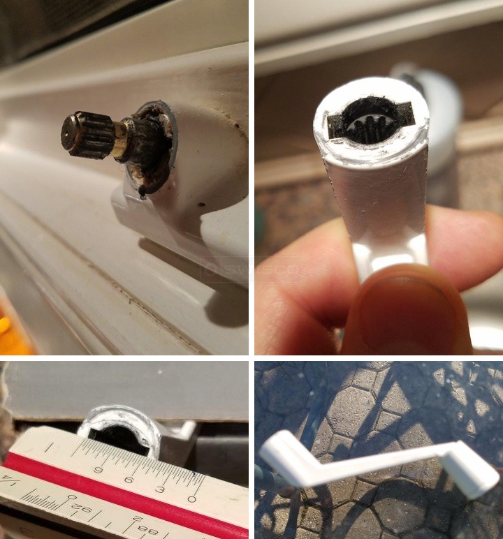 User submitted photos of a window operator.