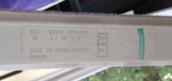 User submitted a photo of window hardware.