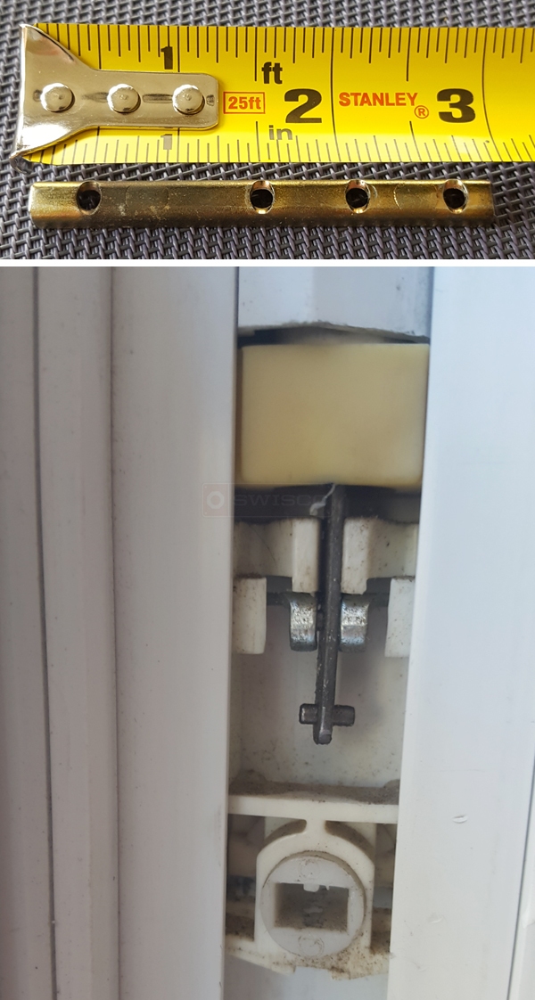 User submitted photos of window hardware.