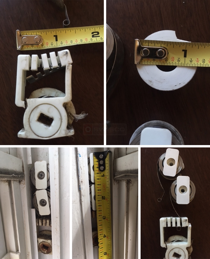 User submitted photos of a window balance.