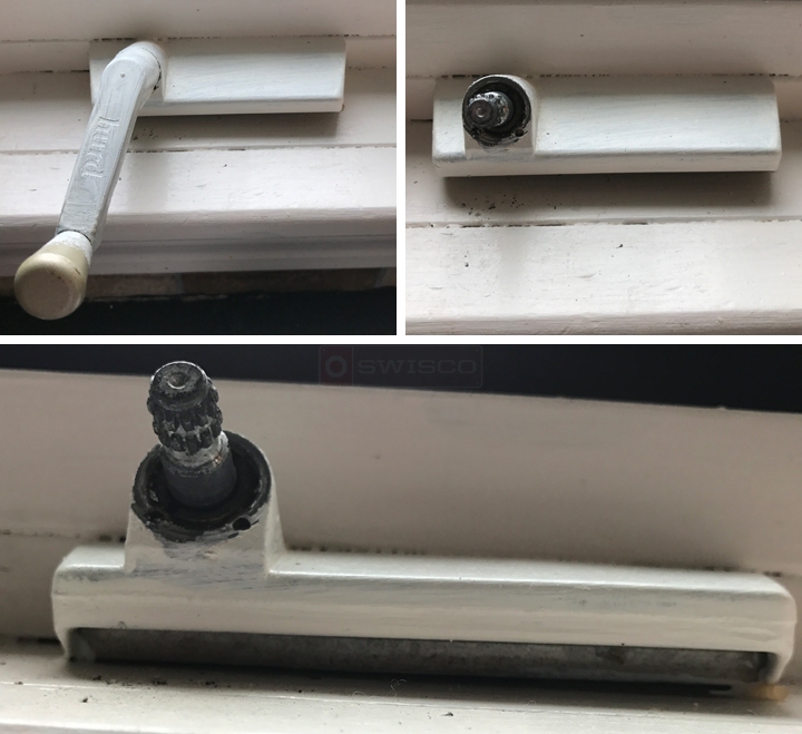User submitted photos of a window operator.