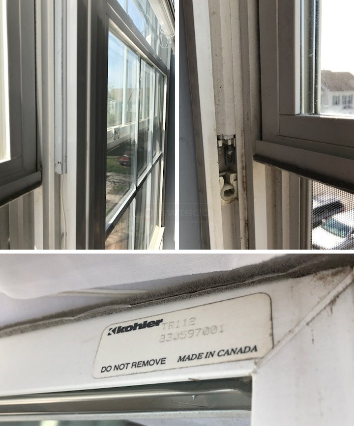 User submitted photos of a window balance.