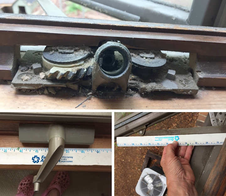 User submitted photos of a window operator.