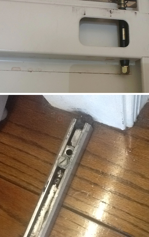 User submitted photos of closet hardware.