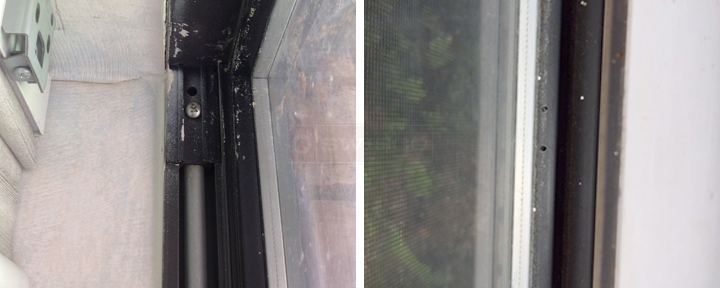 User submitted photos of window hardware.