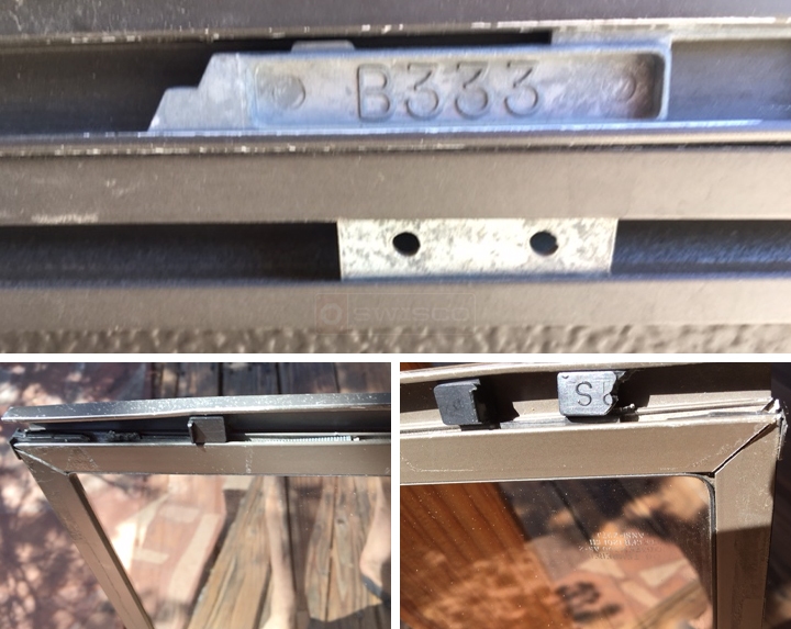 User submitted photos of window hardware.