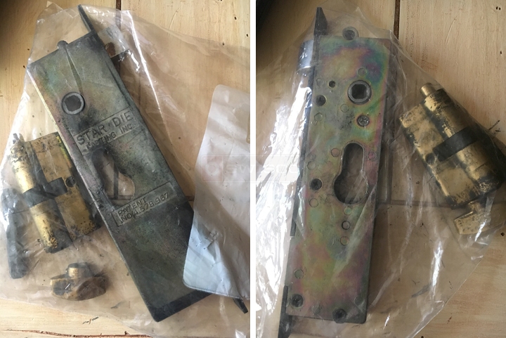 User submitted photos of a mortise lock.