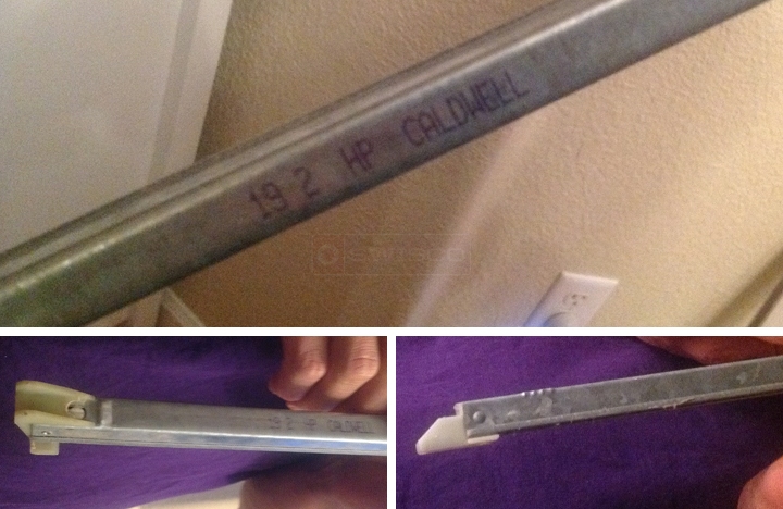 User submitted photos of a window balance.