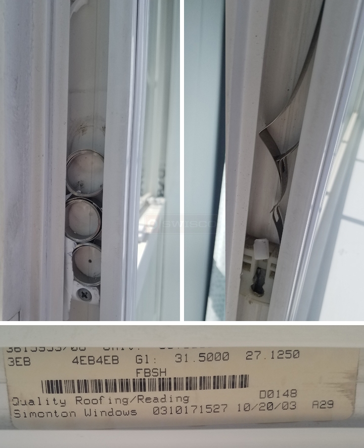 User submitted photos of a window balance.