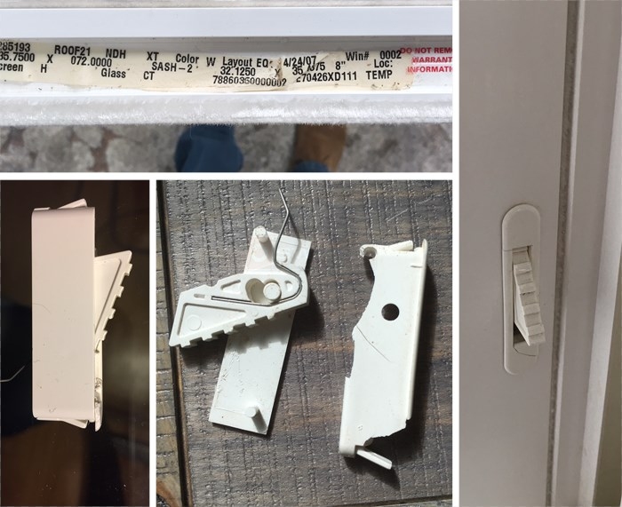 Vent Latches for 2007 Certainteed Double Hung