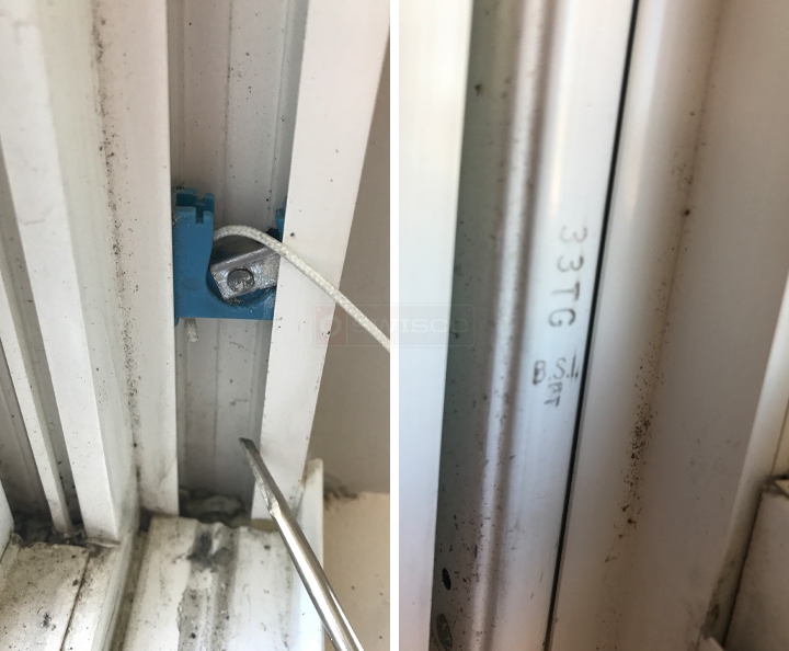 User submitted photos of window hardware.