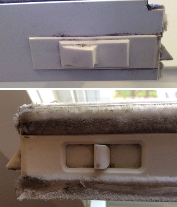 User submitted photos of a tilt latch.
