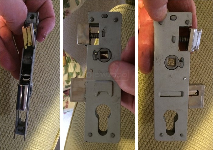 Storm door lock
