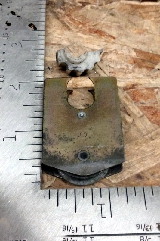 User submitted a photo of a screen door roller.