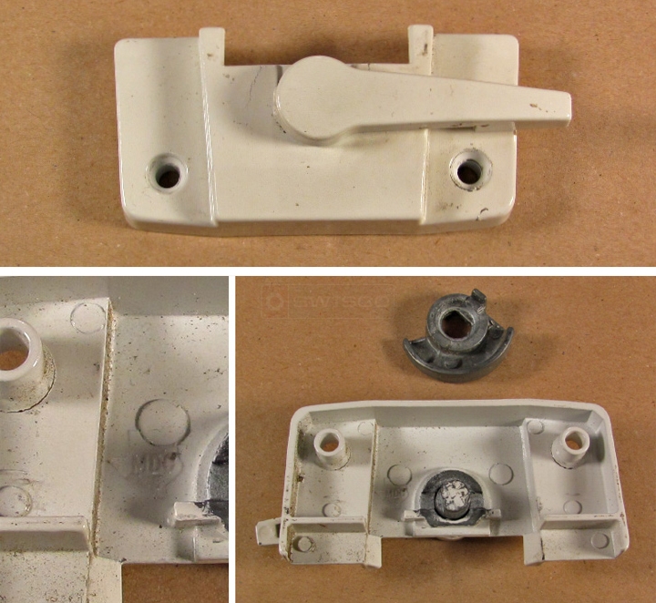 User submitted photos of a window lock.