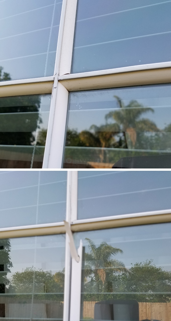 User submitted photos of snap-in glazing.