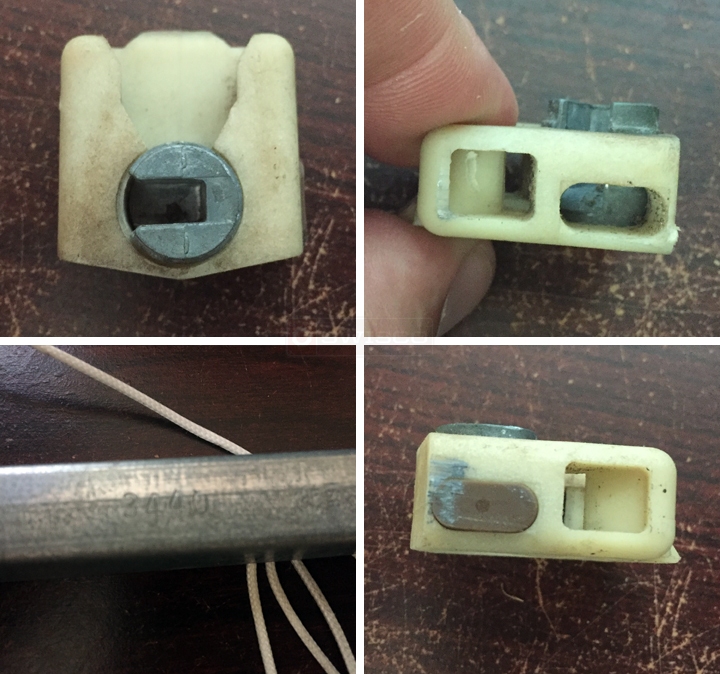 User submitted photos of window hardware.