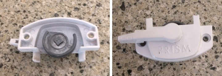 User submitted photos of a window lock.