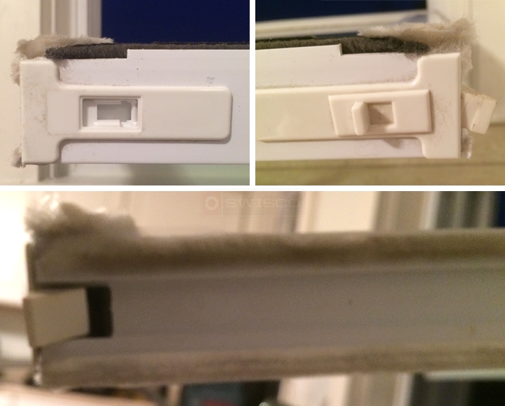 User submitted photos of window hardware.