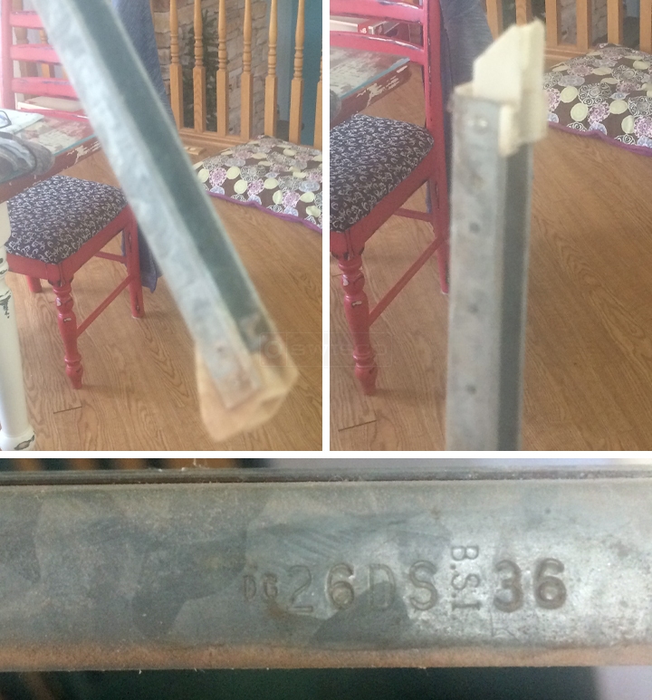 User submitted photos of a window balance.