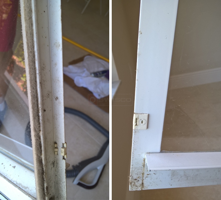 User submitted photos of window hardware.