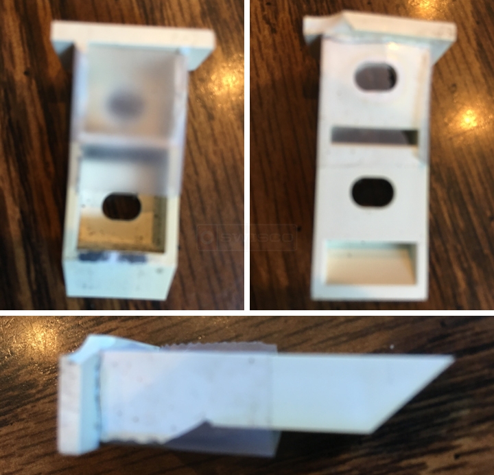 User submitted photos of a top sash guide.
