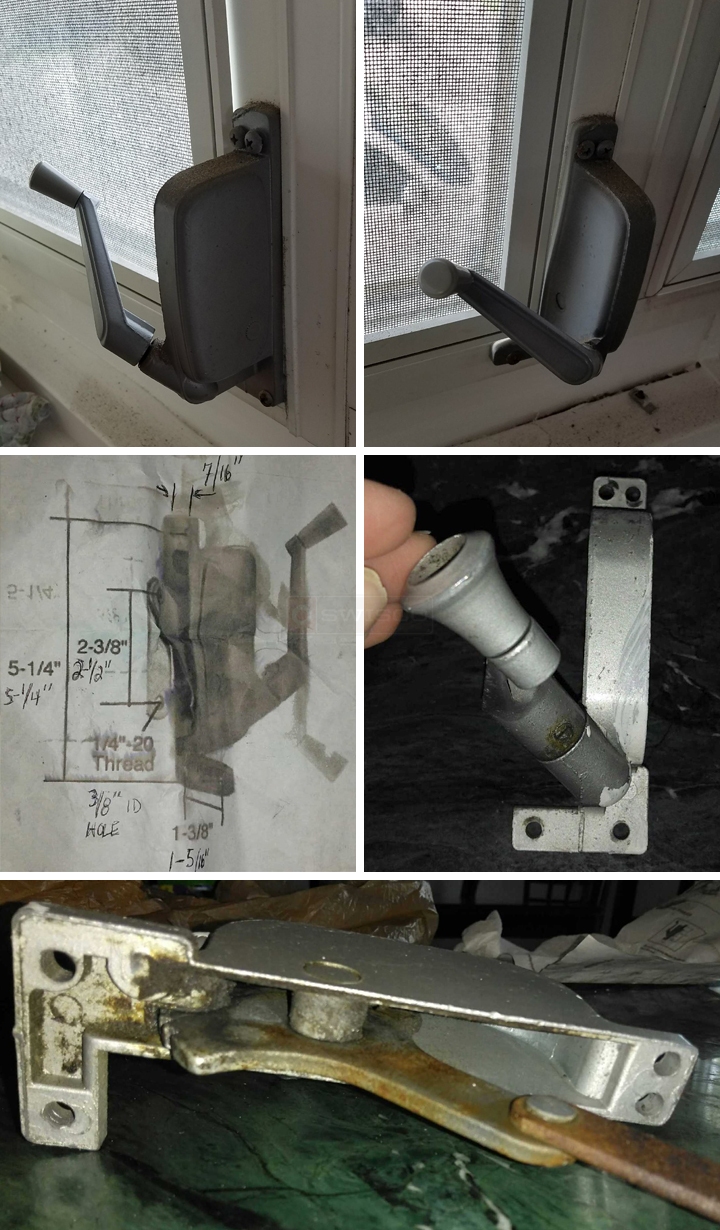 User submitted photos of a window operator.