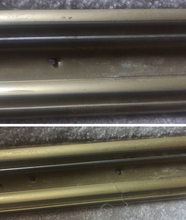 User submitted photos of a closet door roller.