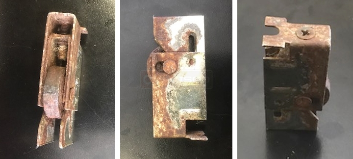 User submitted photos of a patio door roller.