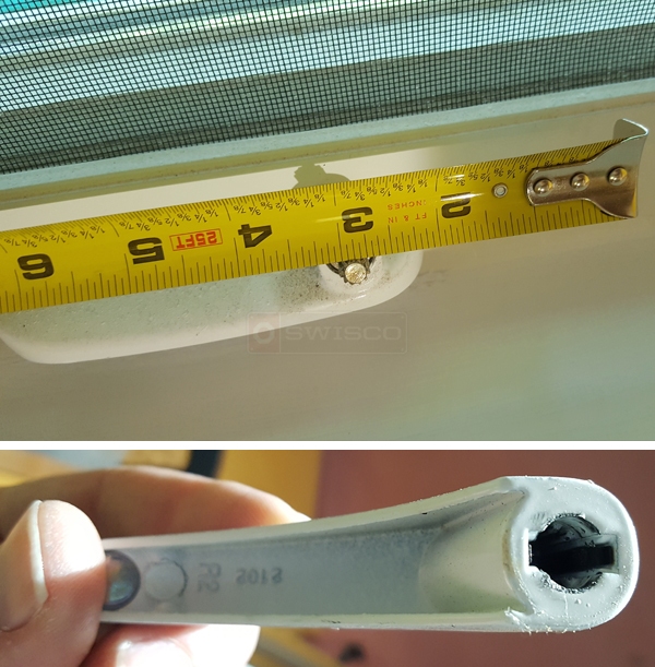 User submitted photos of a window operator.