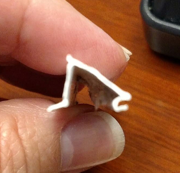 User submitted a photo of a glazing bead.