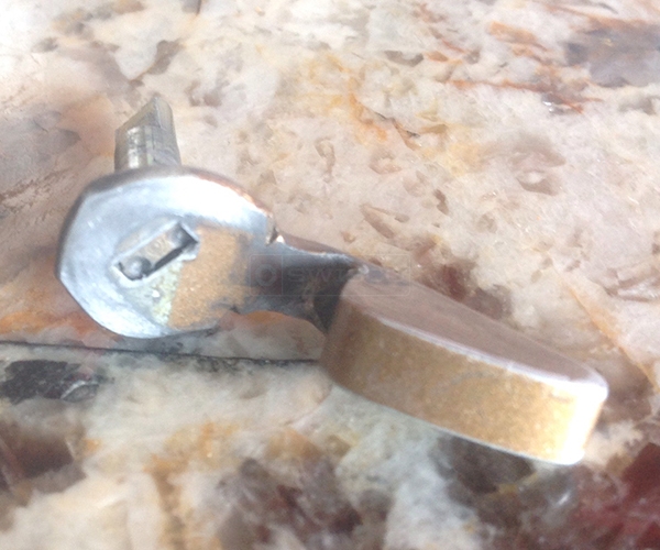 User submitted photos of patio door hardware.