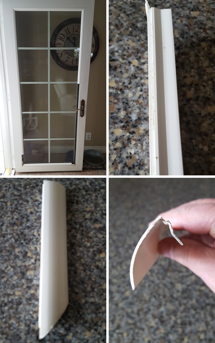 User submitted photos of snap-in glazing.
