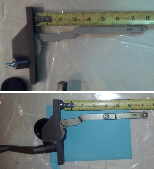 User submitted photos of a window operator.