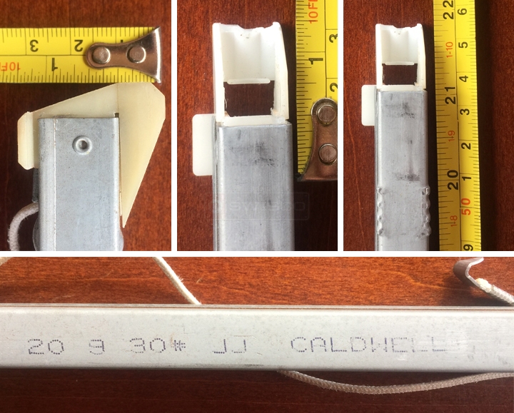 User submitted photos of a window balance.