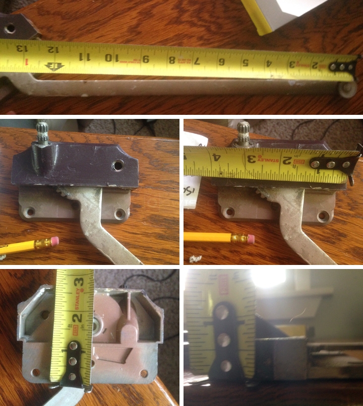 User submitted photos of a window operator.