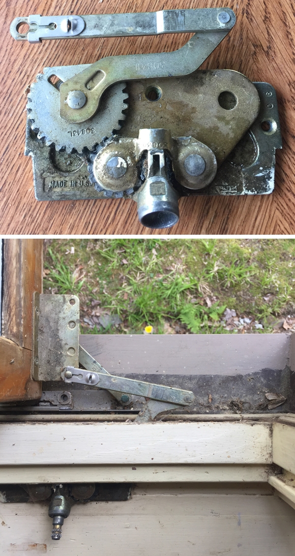 User submitted photos of a window operator.