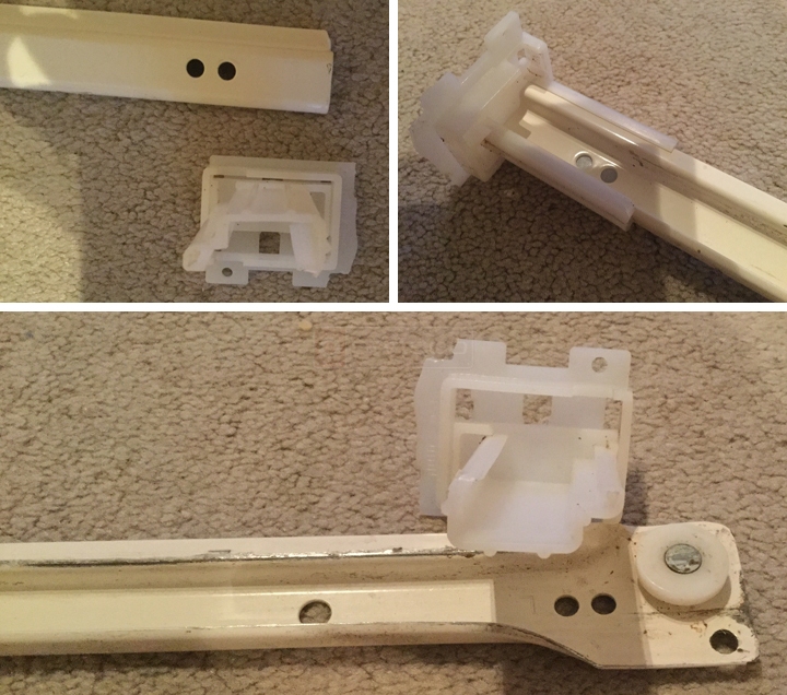 User submitted photos of drawer hardware.