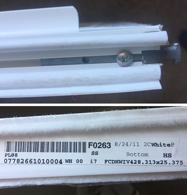 User submitted photos of window hardware.