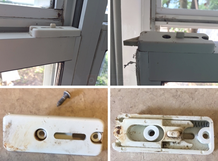 User submitted photos of a tilt latch.