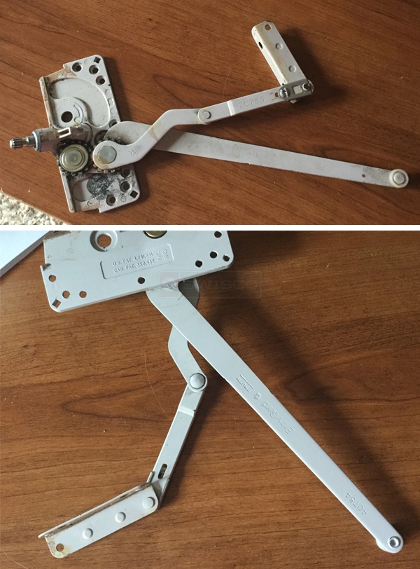 User submitted photos of a window operator.