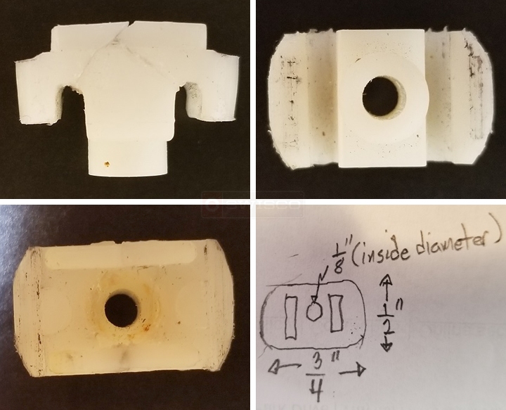 User submitted photos of drawer hardware.