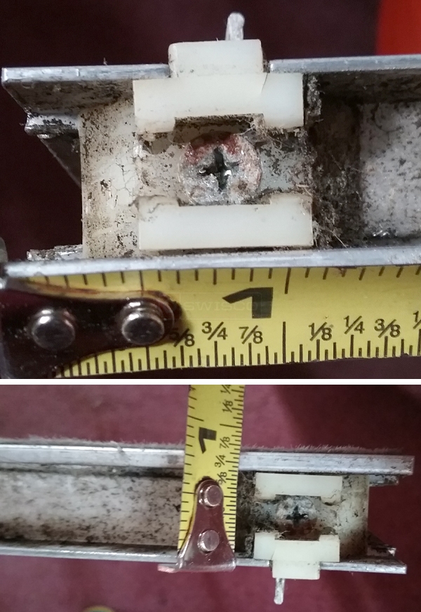 User submitted photos of window hardware.