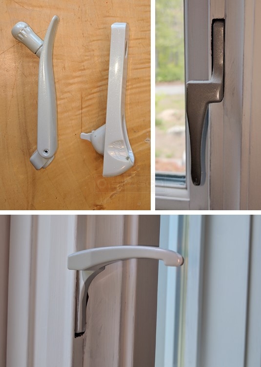 lock and crank handle/housing for Pella casement windows (architect series?)