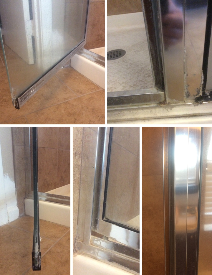 shower sweep vertical seal swisco door side frame