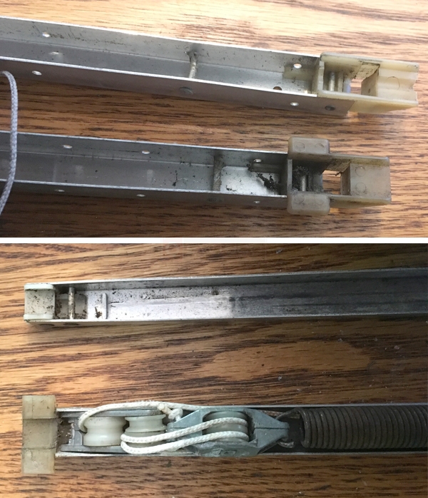 User submitted photos of a window balance.