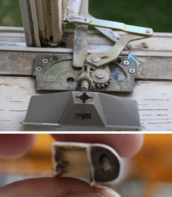 User submitted photos of window hardware.